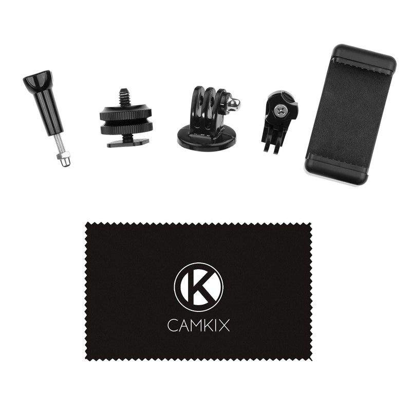 CamKix مجموعة محول كامكيكس للتركيب الساخن متوافقة مع الهاتف وكاميرا الحركة لتركيب الفلاش على كاميرا DSLR الخاصة بك - سجل جلسة التصوير الخاصة بك أو استخدم تطبيقات الهاتف للإضاءة - Image 1